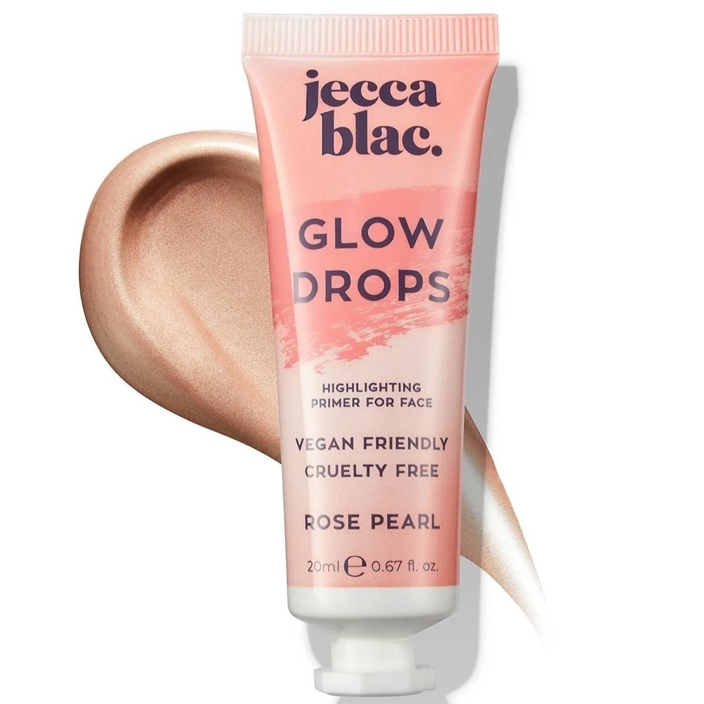 New Jecca Blac Glow Drops Rose Pearl Highlighter